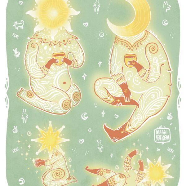 Sticker Sheet "Celestial Bodies"
