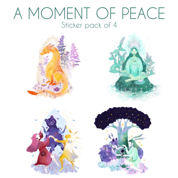 Sticker Pack "A moment of Peace"